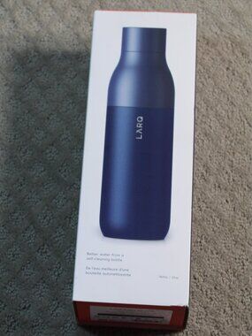 NIOB LARQ Bottle PureVis UV-C Self-Cleaning Blue Water Bottle 17oz